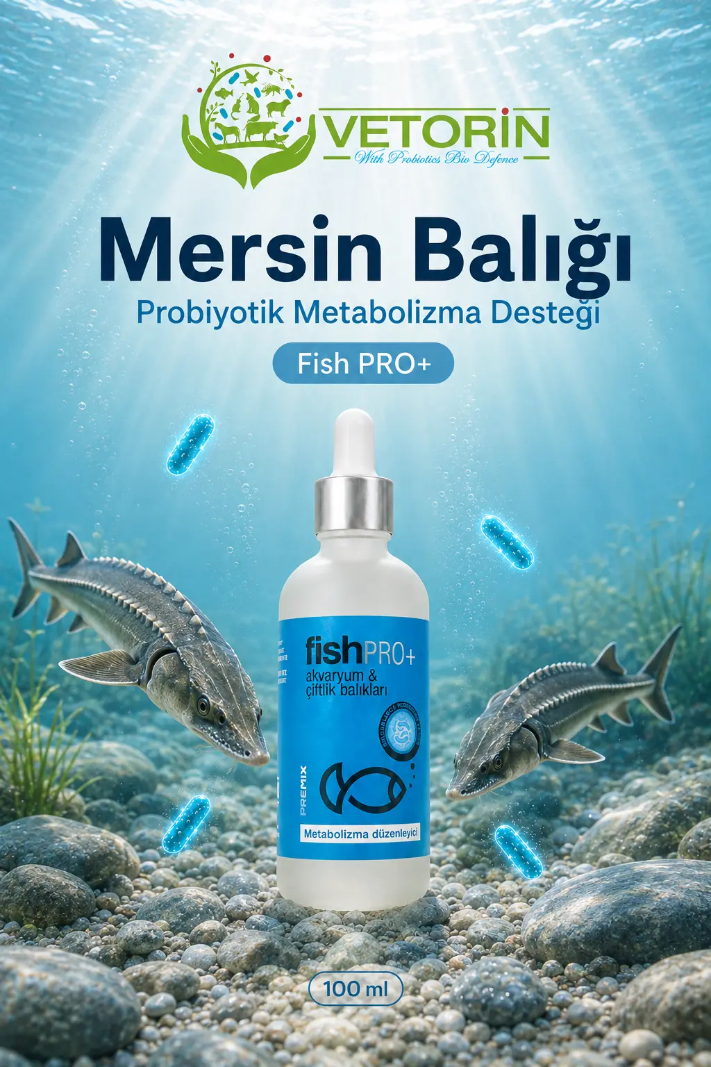 Vetorin FishPro+ Mersin balığı